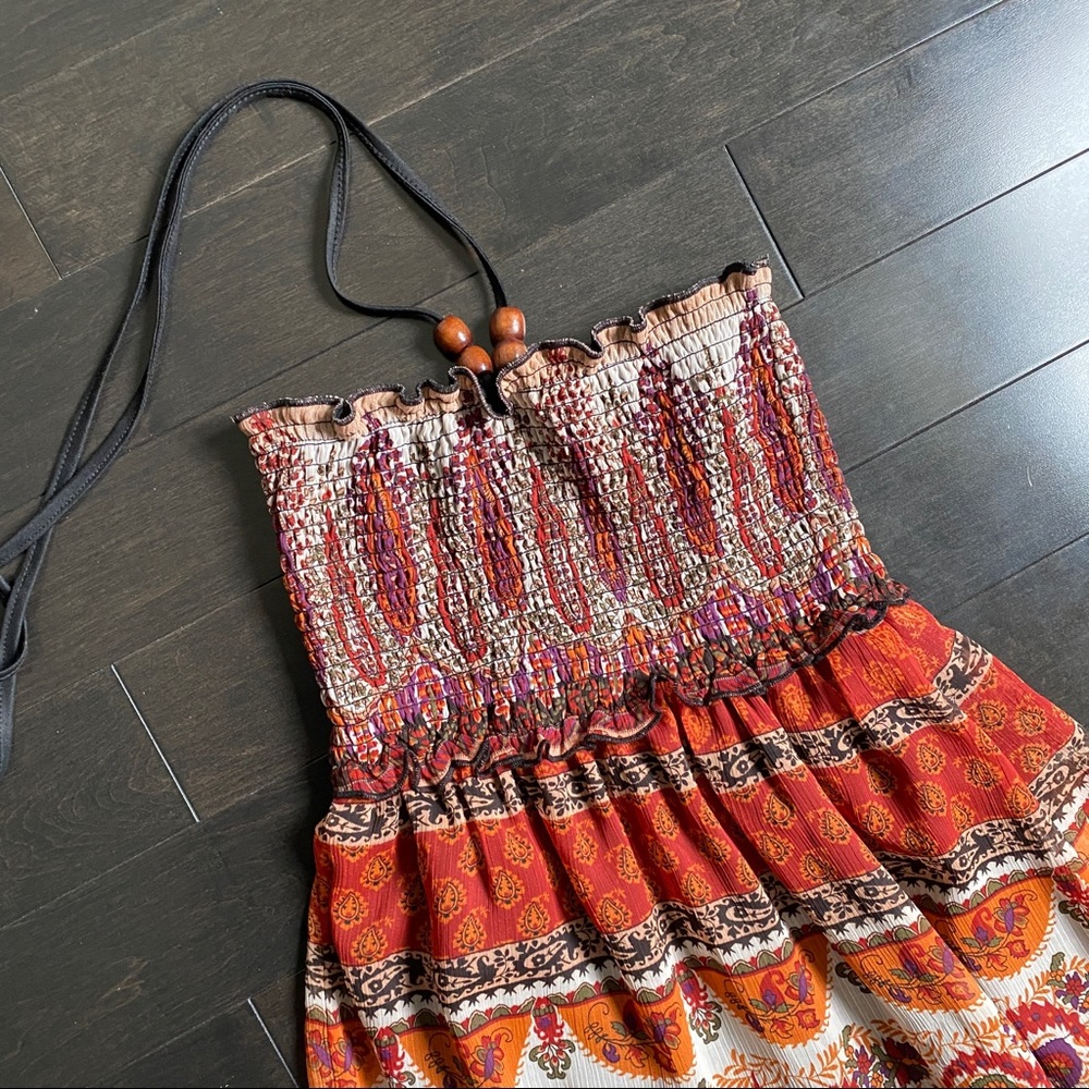 Le Chateau Multicolor Paisley Maxi Dress - Picture 2 of 10